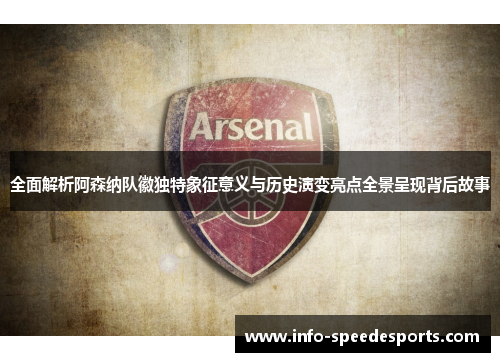 全面解析阿森纳队徽独特象征意义与历史演变亮点全景呈现背后故事